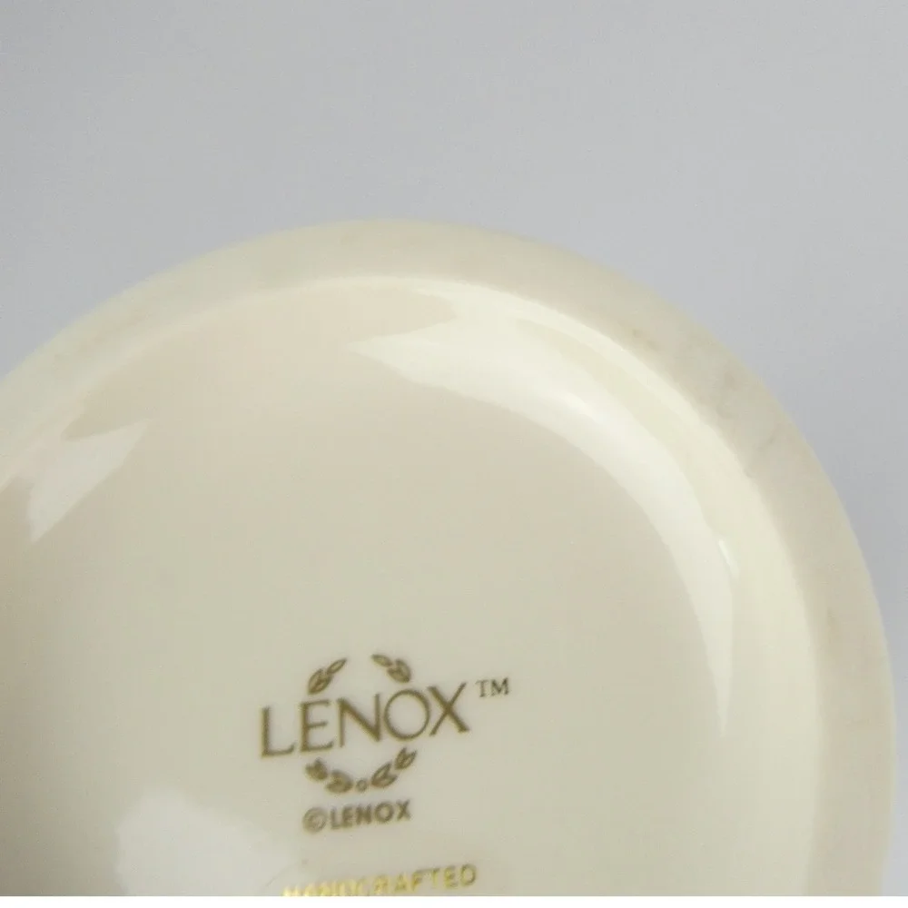 Lenox‎ Ivory 24K Gold Trim Rose Floral Large Vase 7.5